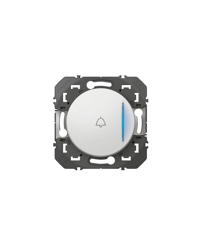 LEGRAND Dooxie Bouton poussoir lumineux et marquage sonnette blanc - 600018