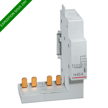 Module de raccordement par peigne pour contacteur 40A et 63A - à borne automatique - 4P - 1 module