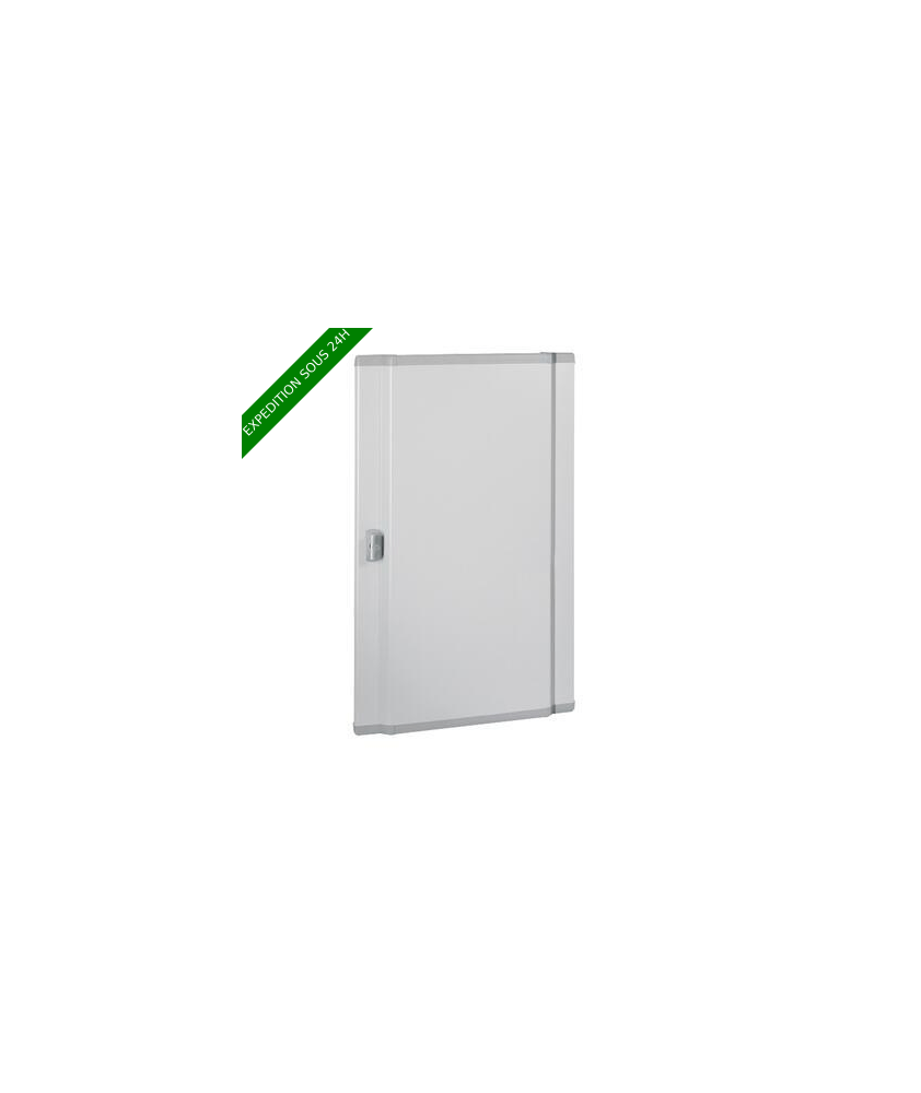 Porte galbée métal pour coffret et armoire XL³400 et XL³160 hauteur 900mm 5 rangée 020255