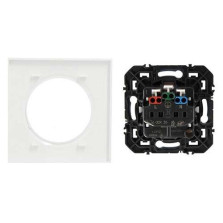 Prise surface dooxie avec plaque de finition