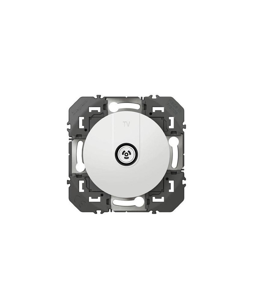 Prise TV simple étoile blindée Dooxie - Blanc - 600351 - Legrand