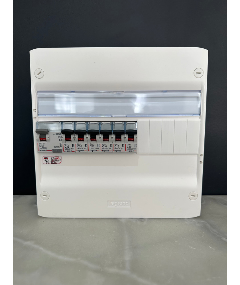 Tableau électrique 1 rangée assemblée par Elec discount avec composant Legrand : ID63A