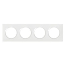 Plaque de finition carrée 4...