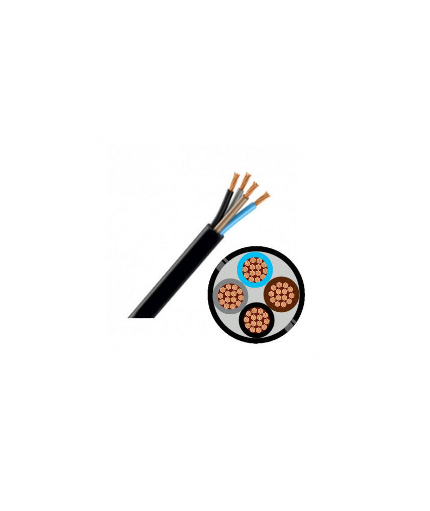 Cable rigide u-1000 r2v 4x95mm2 noir (prix au m)
