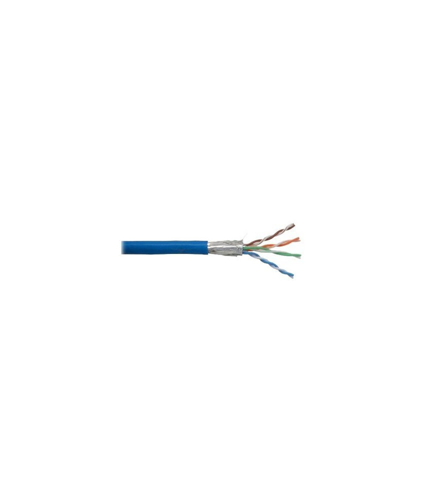 Câble RJ45 Bleu CAT6 F/UTP 4 pairs LSOH 350MHZ - Prix au mètre