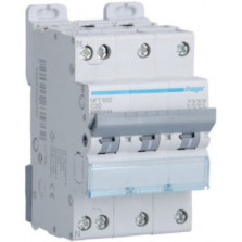 Hager - Disjoncteur 3P+N 6-10kA courbe C - 32A 3 modules - Réf : NFT832