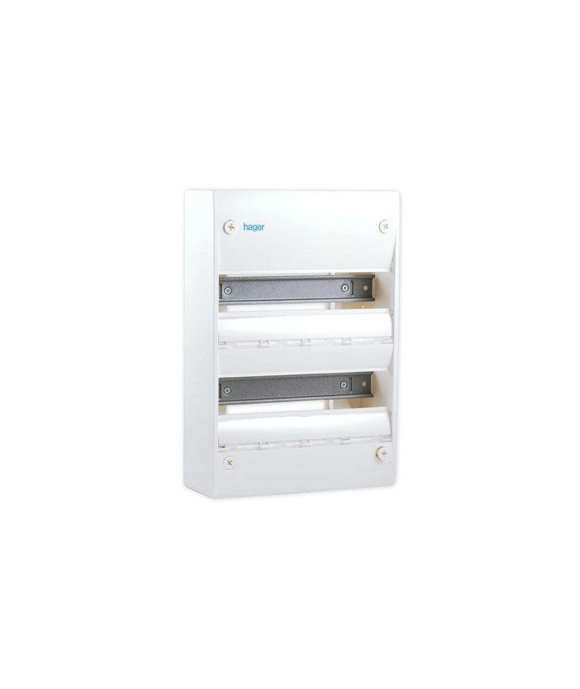 HAGER Gamma 13 Tableau électrique nu 2 rangées 13 modules - GD213A
