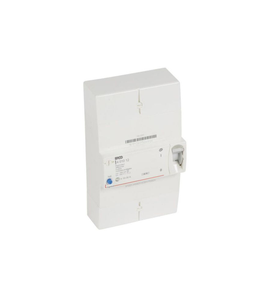 LEGRAND 401012 - DISJONCTEUR DE BRANCHEMENT, ENEDIS, TÉTRAPOLAIRE DIFFÉRENTIEL, 500MA, SÉLECTIF, 30A