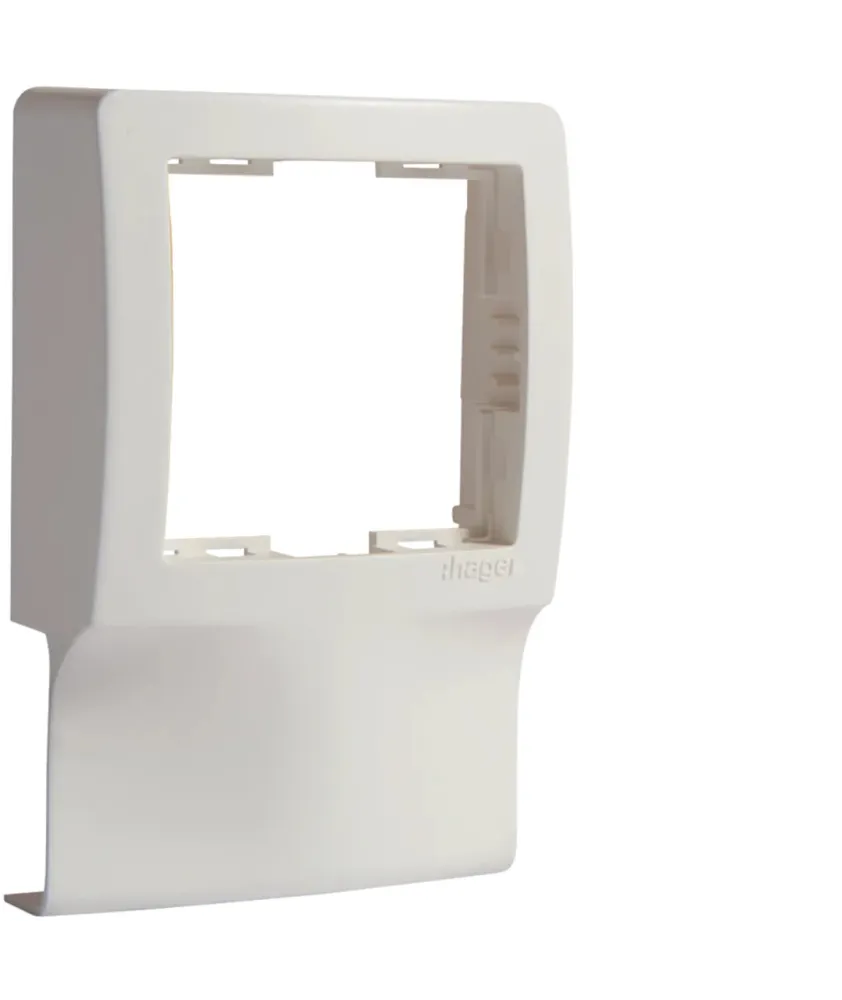 Support app. saillie Alréa pour moulure ATHEA 12/16x30mm blanc