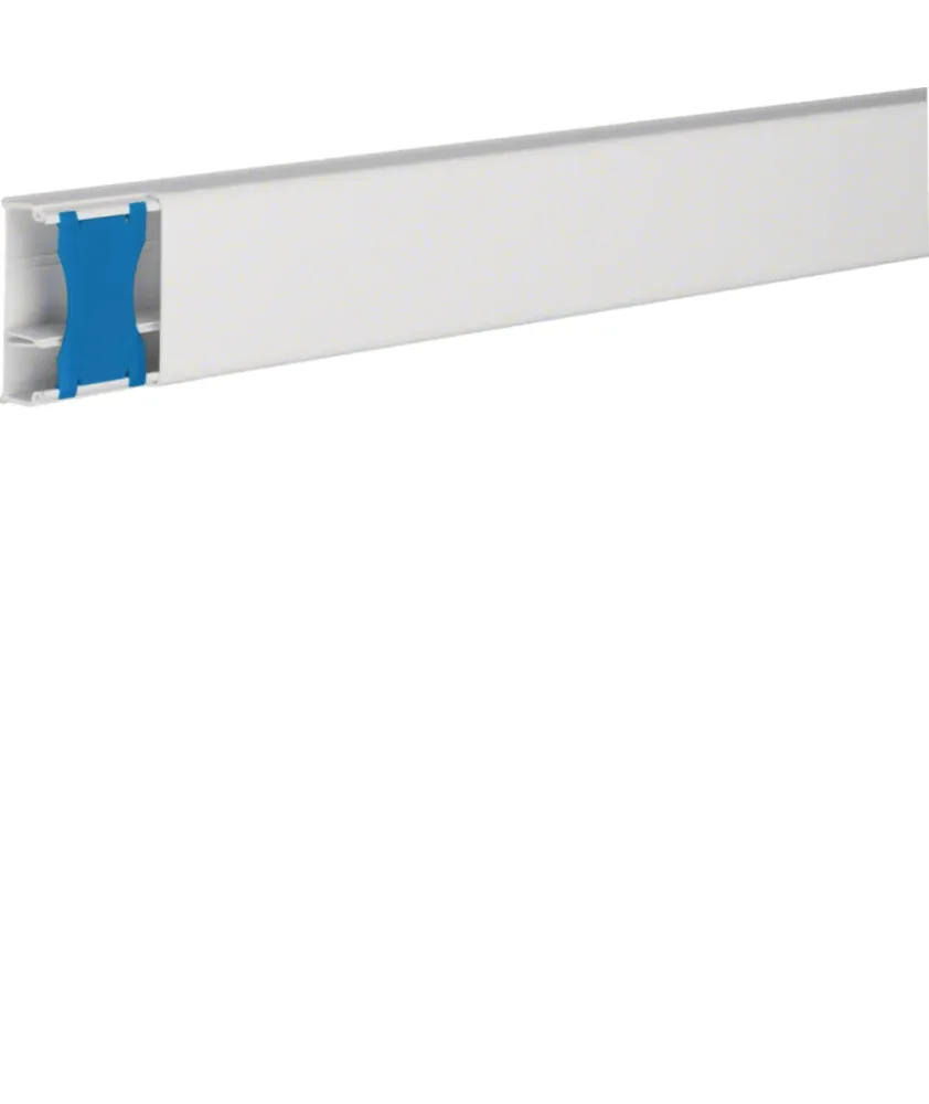 Moulure Hager ATA 20x50 1 cloison blanc longueur 2m