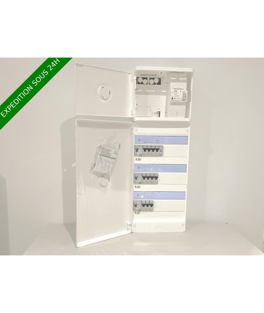 TABLEAU ÉLECTRQIUE LEGRAND 3RANGÉE ÉQUIPÉ ET PRÉ CABLÉ  + PLATINE LINKY 15/45 (LEG3RM3) PORTES  OFFERTE