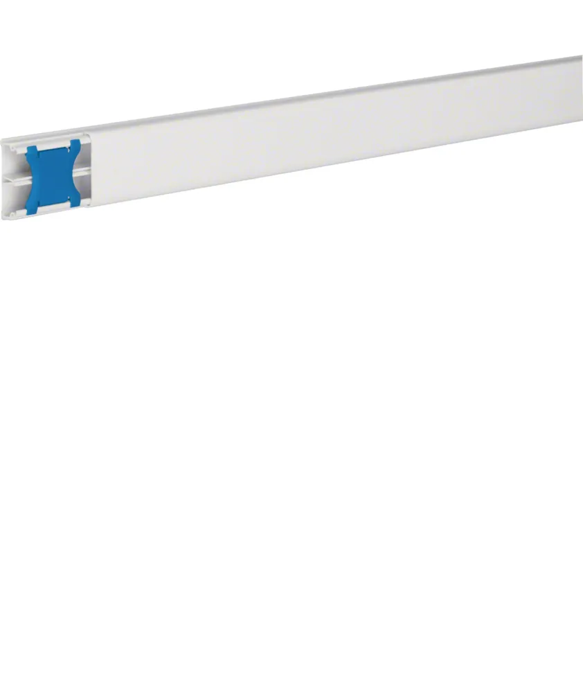 Moulure Ateha 12x30mm 2 compartiments, Blanc