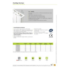 Radiateur à fluide Néomitis Aloé digital