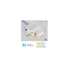 V-TAC VT-8412 dôme rond led lumière 12W surface changement couleur 3in1 milky cover avec interrupteur intégré - sku 7603