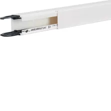 Goulotte de distribution lifea LFF 40x40mm 1 compartiment PVC Blanc