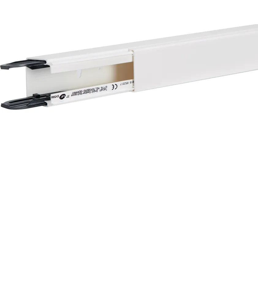 Goulotte de distribution lifea LFF 40x40mm 1 compartiment PVC Blanc