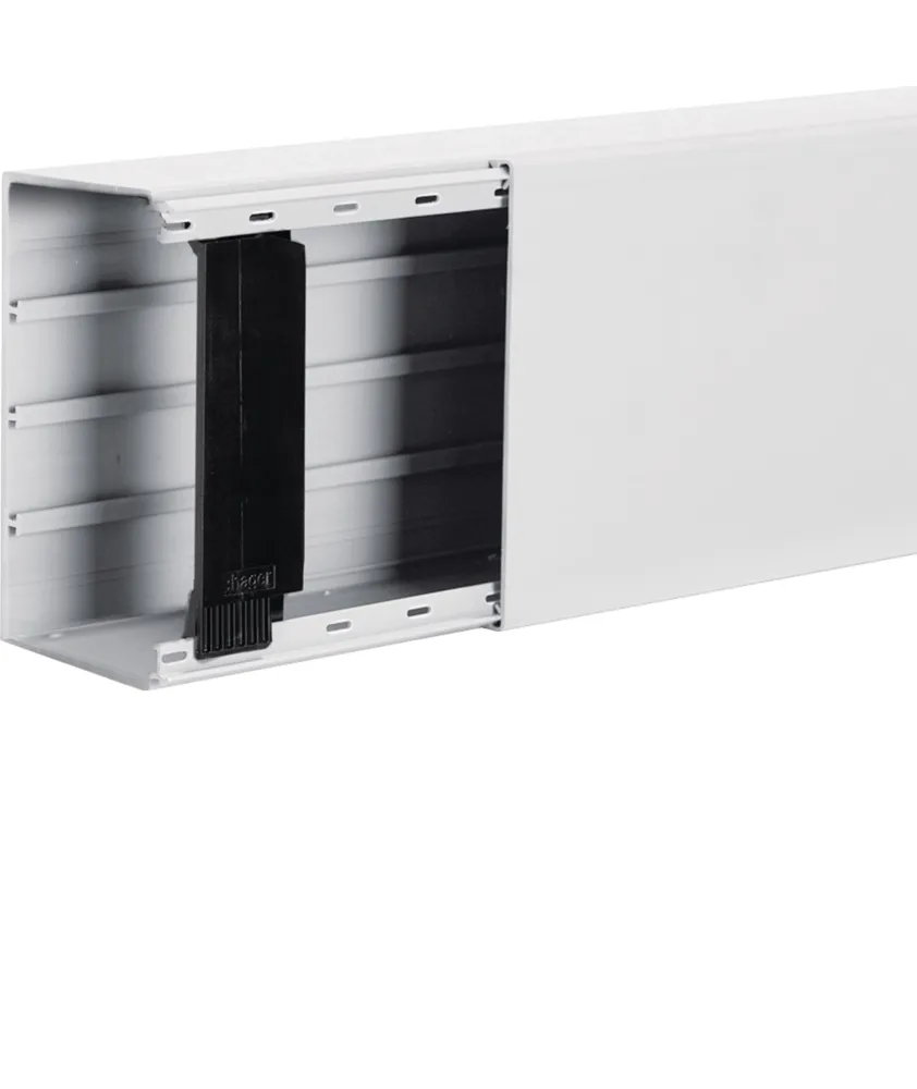 Goulotte de distribution cloisonnable lifea LFF 60x110mm PVC Blanc