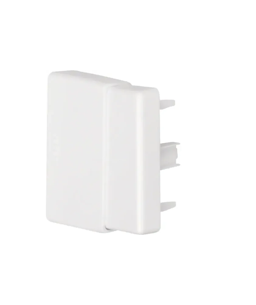 Embout pour goulotte de distribution lifea LFF 30/40/60x60mm Blanc