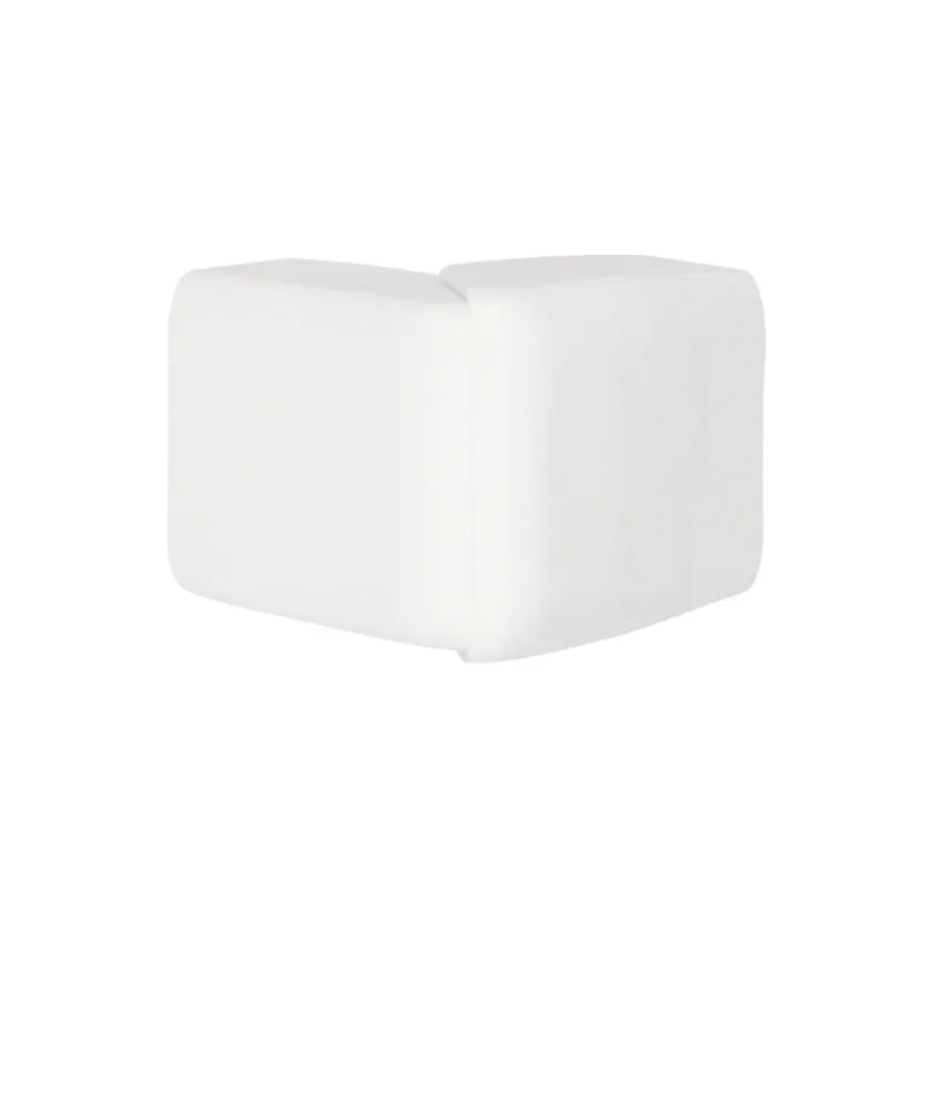 Angle extérieur variable pour moulure ateha 16x30mm, Blanc
