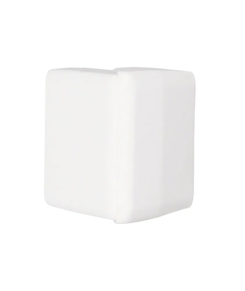 Angle extérieur variable pour moulure ateha 12x50mm, Blanc