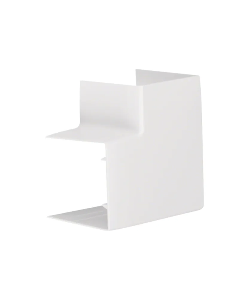 Angle plat pour goulotte de distribution lifea LFF 60x60mm