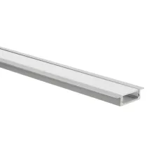 Profilé Aluminium Encastrable pour ruban 12V ou 24V 2m