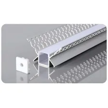 Profilé aluminium à sceller angle 45° pour ruban LED 12V/24V 2M