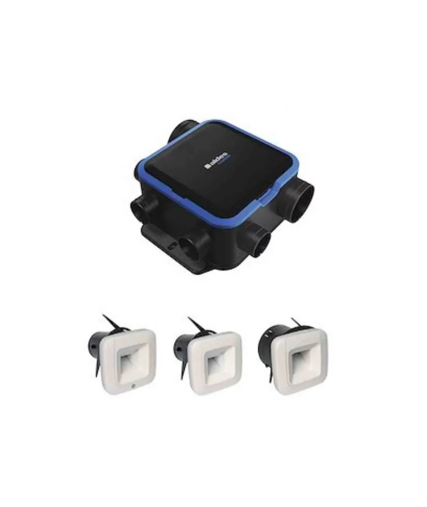 Kit VMC simple flux EasyHome Hygro Compact Premium MW Aldes - 263m3/h