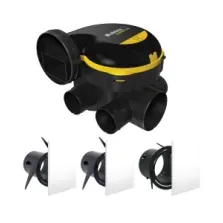 Kit VMC simple flux Aldes EasyHOME Autoréglable avec grille de ventilation colorline