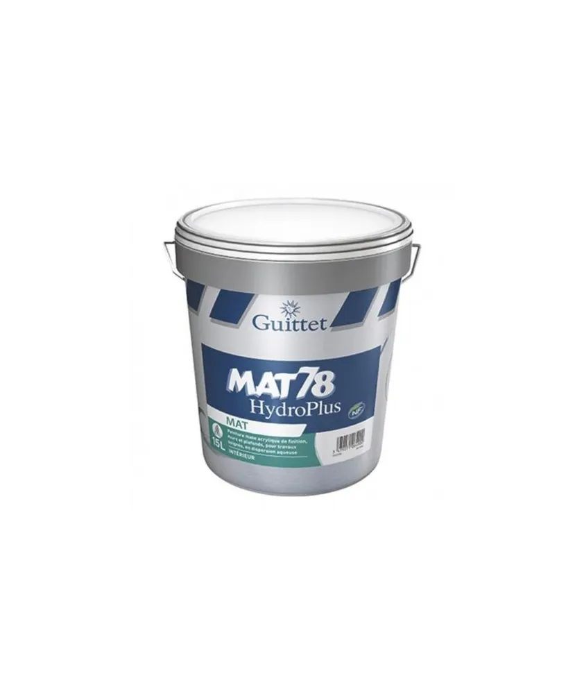 Guittet - Mat 78 HydroPlus - Mat profond - Murs et plafonds