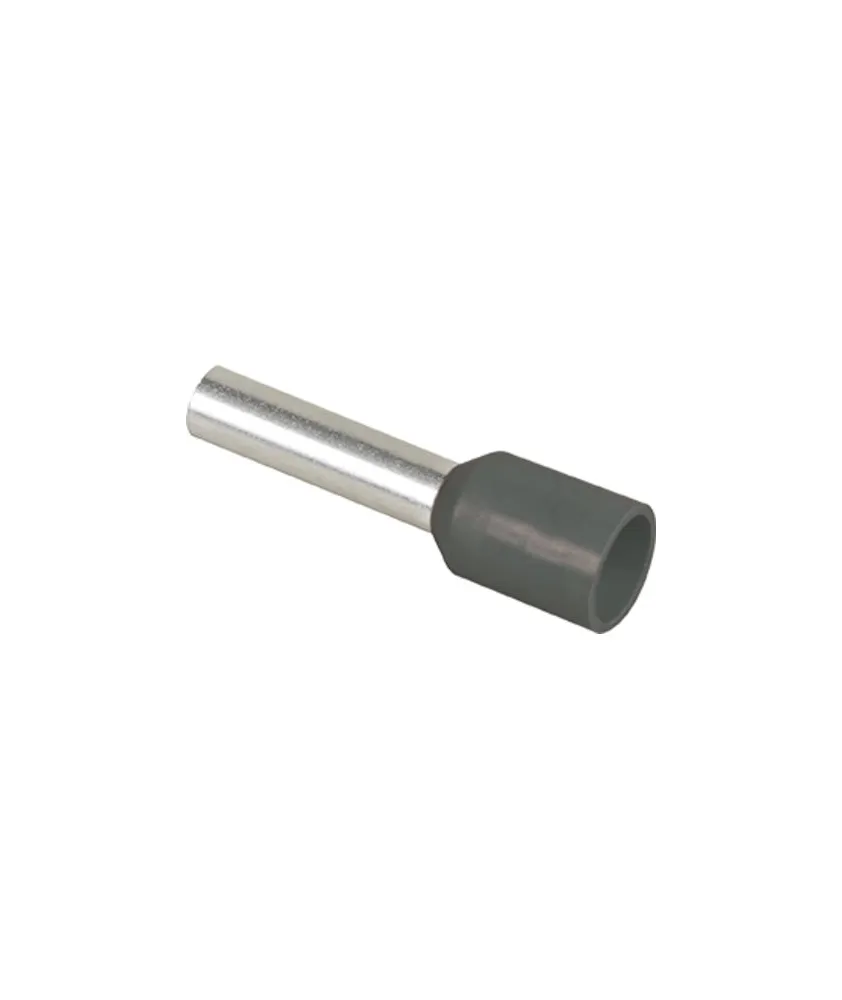 Embout pour fil souple section 2.5mm Gris
