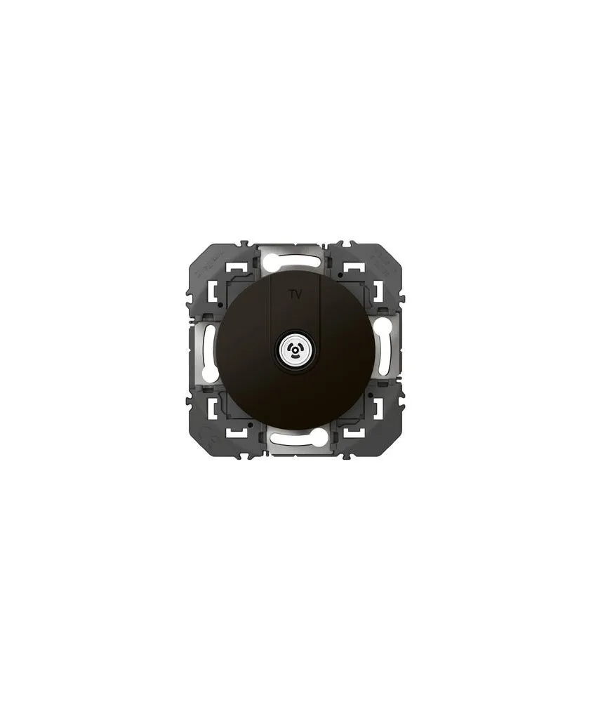 Prise TV étoile blindée dooxie finition noir - 600551 - LEGRAND