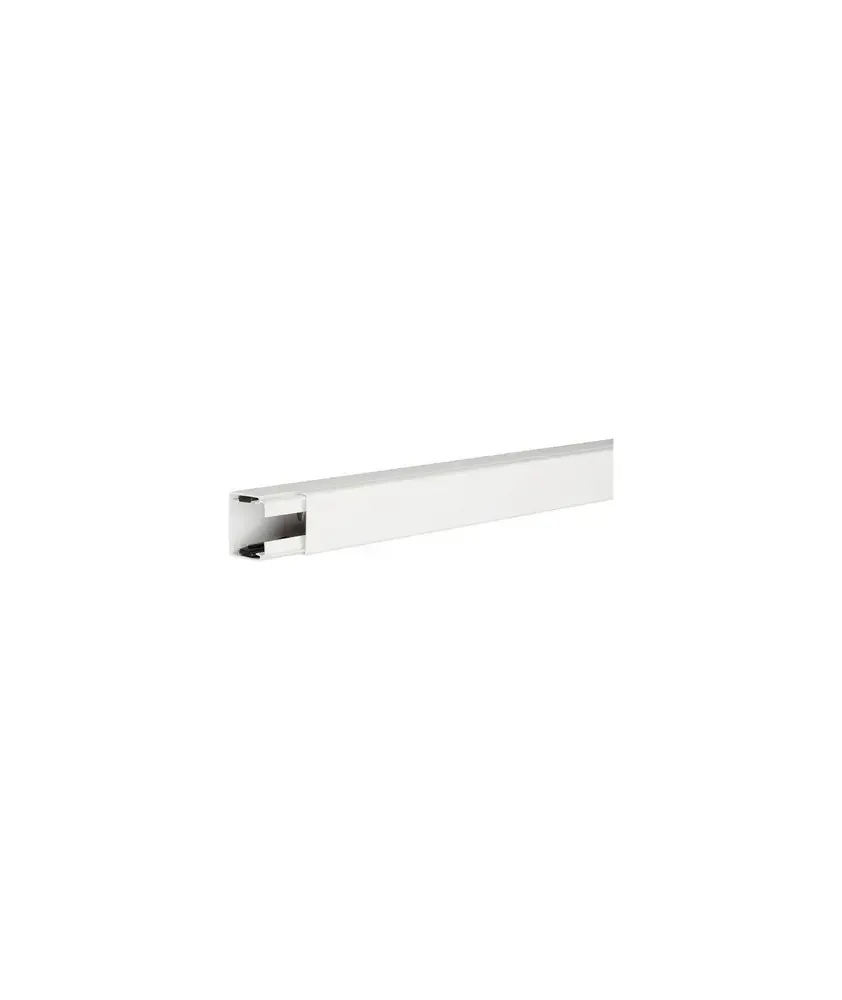 Goulotte de distribution lifea LFF 40x40mm 1 compartiment PVC Blanc - LFF4004009016