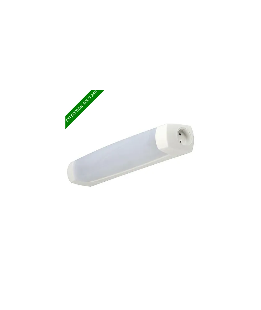 Applique EO LED - Avec diffuseur - 7W - 3000K - Blanc Avec prise