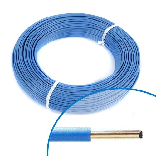 Câble électrique - 2.5 mm2 - bleu - au mètre - TB00724G 